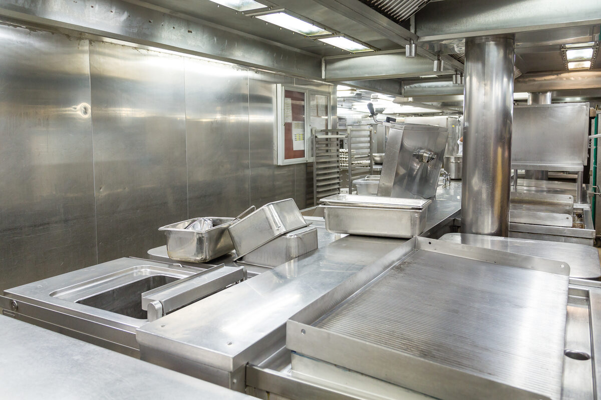 Stainless steel kitchen equipment